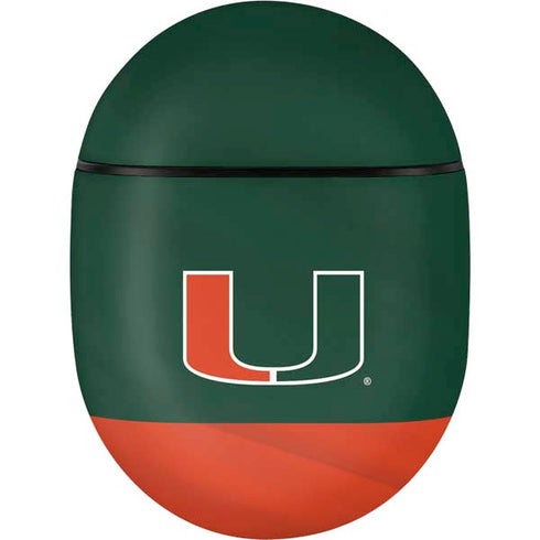 University of Miami Hurricanes Flag Google Pixel Buds Skin